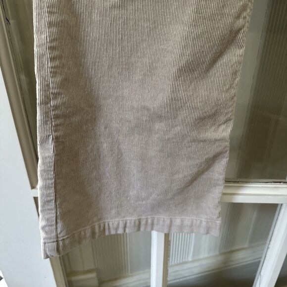 Corduroy Pants Flare Juniors 11 Beige Stretch - Picture 6 of 14